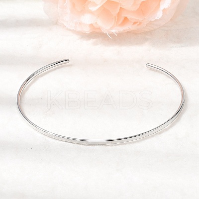 304 Stainless Steel Cuff Bangles LS-BJEW-D388-01A-P-1