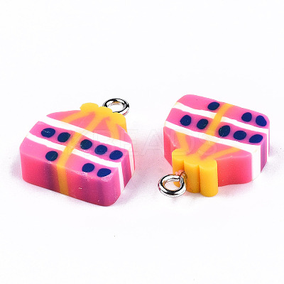 Handmade Polymer Clay Pendants LS-CLAY-T016-74-1