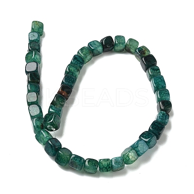 Natural Dragon Veins Agate Beads Strands G-G177-E03-05-1
