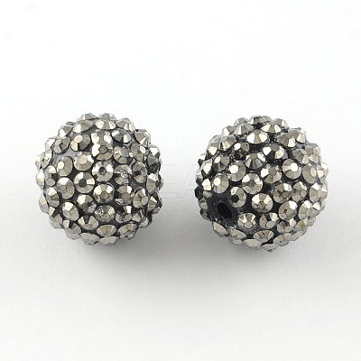 Resin Rhinestone Beads RESI-S315-14x16-02-1