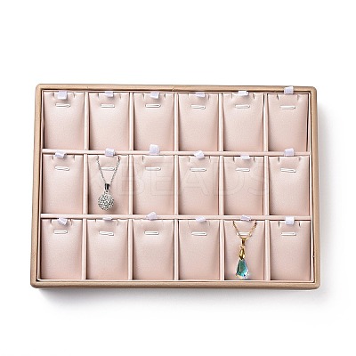 Wooden Necklace and Pendant Display Trays ODIS-P003-01-1