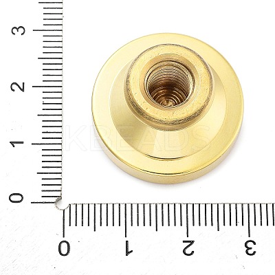 Golden Tone Wax Seal Brass Stamp Heads STAM-P002-01G-06-1