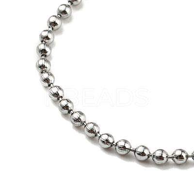 Brass Ball Chain Necklaces Making MAK-L025-01P-1
