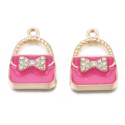 Rack Plating Alloy Enamel Pendants LS-ENAM-T011-129A-1