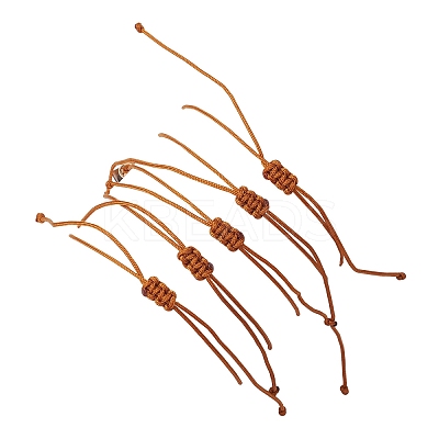 5Pcs 5 Styles Natural Tiger Eye Braided Bead Bracelets BJEW-JB11681-02-1
