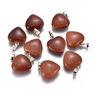 Synthetic Goldstone Pendants G-E434-09P-1