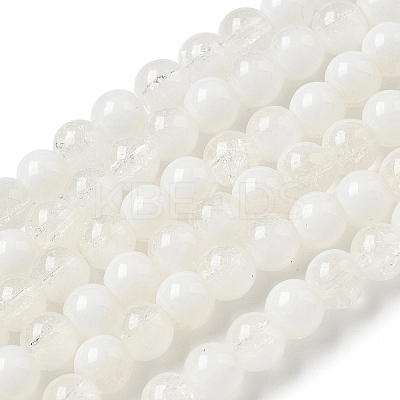 Crackle Glass Beads Strands GLAA-U001-6mm-07-1
