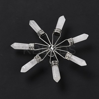 Natural Quartz Crystal 7 Chakra Points Energy Generator DJEW-I016-01P-06-1