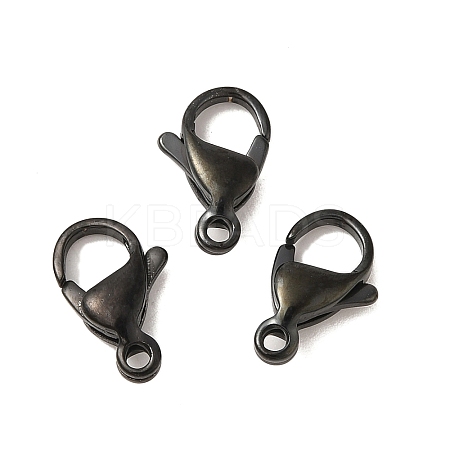 Ion Plating(IP) 304 Stainless Steel Lobster Claw Clasps STAS-AB12-B-1