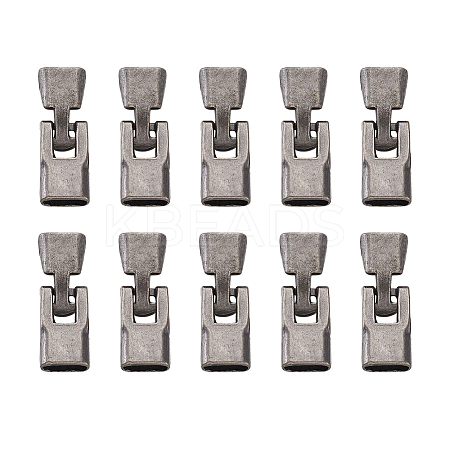 Alloy Snap Lock Clasps PALLOY-TAC0009-24AS-1