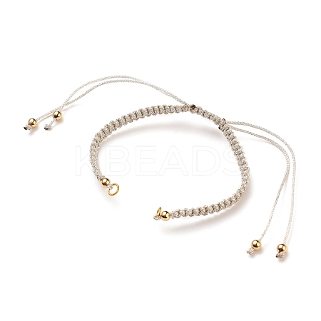 Adjustable Braided Polyester Cord Bracelet Making AJEW-JB00760-01-1