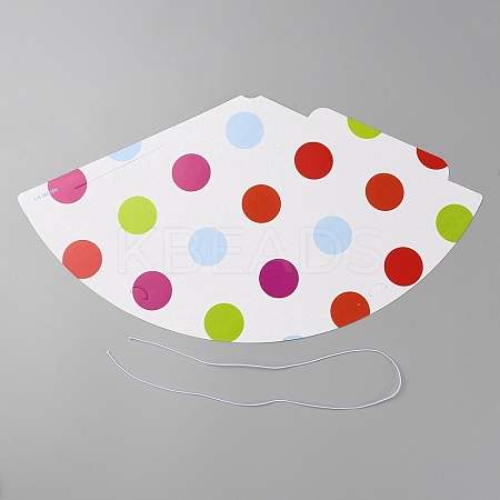 Paper Party Hats Cone LS-AJEW-WH0348-130A-1