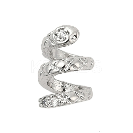 Brass Micro Pave Cubic Zirconia Beads LS-KK-P302-16P-1