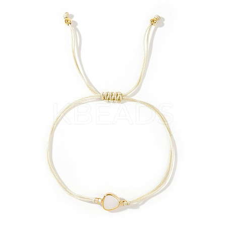 Elegant Golden Edge Glass Link Bracelets for Girlfriend and Family KK2420-4-1