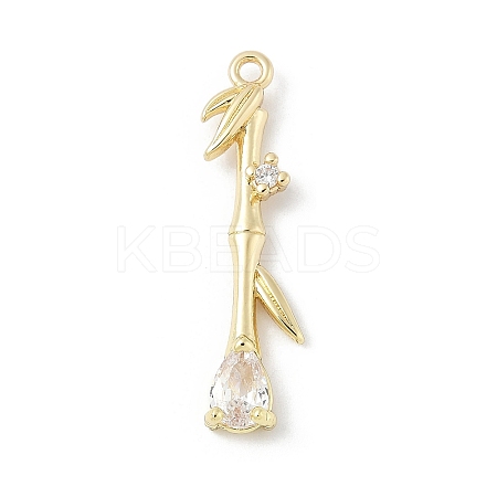 Brass Micro Pave Cubic Zirconia Pendants LS-KK-M326-13B-G-1