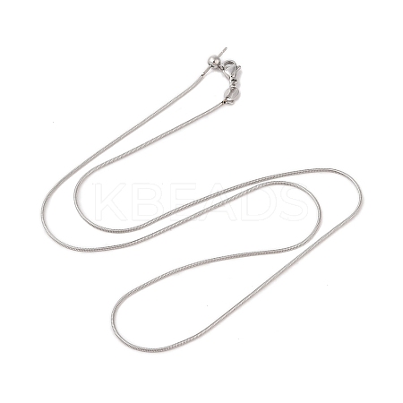 304 Stainless Steel Snake Chain Necklace STAS-M065-20P-1