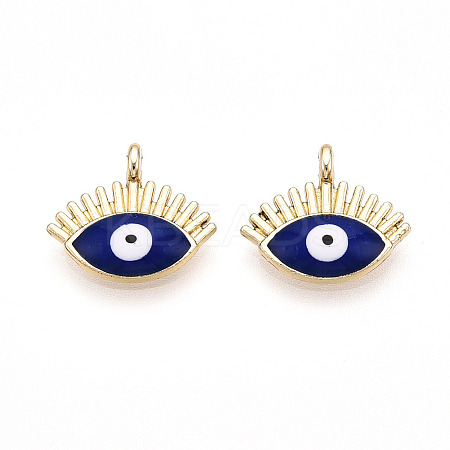 Alloy Enamel Pendants ENAM-T020-109B-1