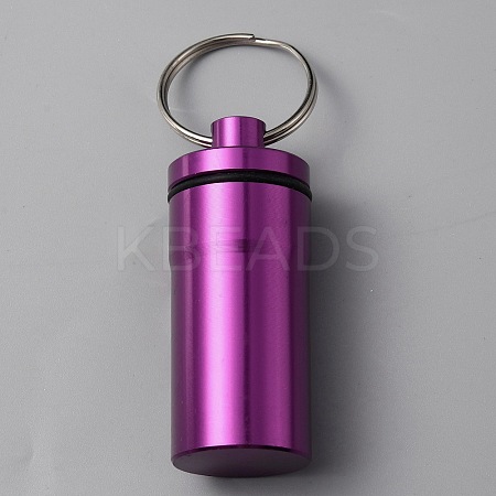 Outdoor Portable Aluminium Alloy Small Pill Case KEYC-WH0029-92C-1