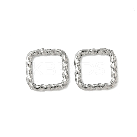 304 Stainless Steel Twisted Linking Rings STAS-L300-006D-P-1