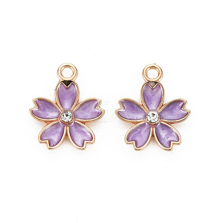 Alloy Enamel Pendants X-ENAM-S121-052E-1