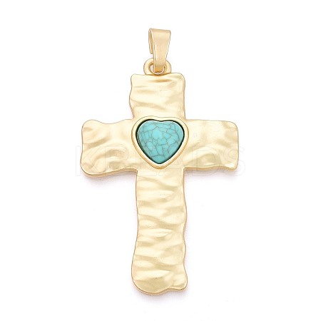 Alloy Pave Resin Big Pendants X-PALLOY-N179-72MG-1