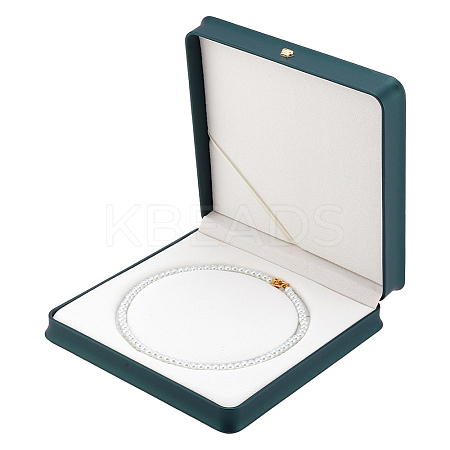 Square PU Leather Single Necklace Boxes AJEW-WH0016-59B-1