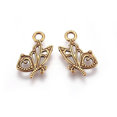 Tibetan Style Alloy Pendants TIBEP-A100603-G-FF-1