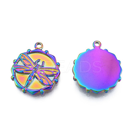 Ion Plating(IP) 304 Stainless Steel Pendants STAS-N098-207M-1