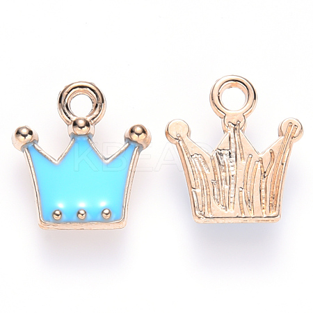 Alloy Enamel Charms X-ENAM-S121-046B-1