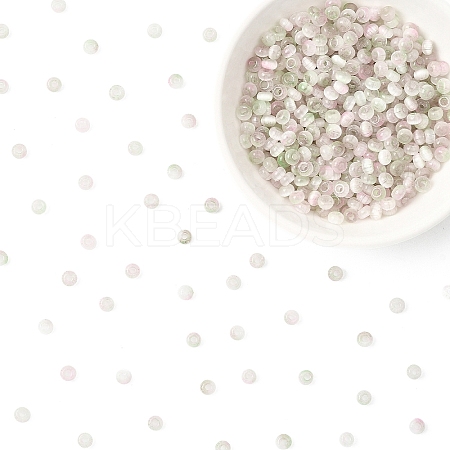 50G Imitation Cat Eye Glass Seed Beads SEED-YW0003-15I-1