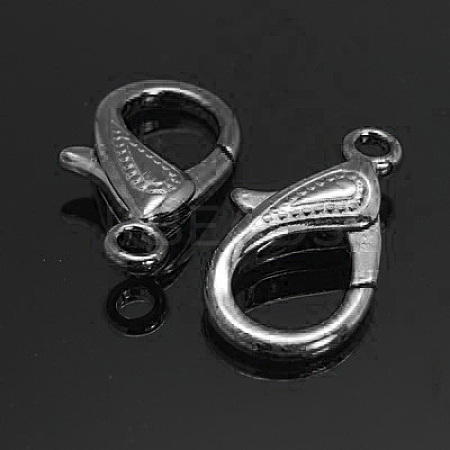 Zinc Alloy Lobster Claw Clasps LS-PALLOY-D008-B-1