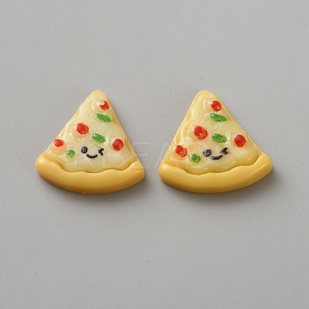 Opaque Resin Decoden Cabochons LS-RESI-WH0077-50-1