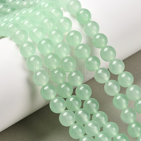 Natural & Dyed Malaysia Jade Bead Strands G-A146-8mm-A26-1