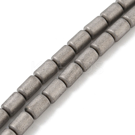 Electroplated Synthetic Non-magnetic Hematite Beads Strands G-Z032-I02-10B-1