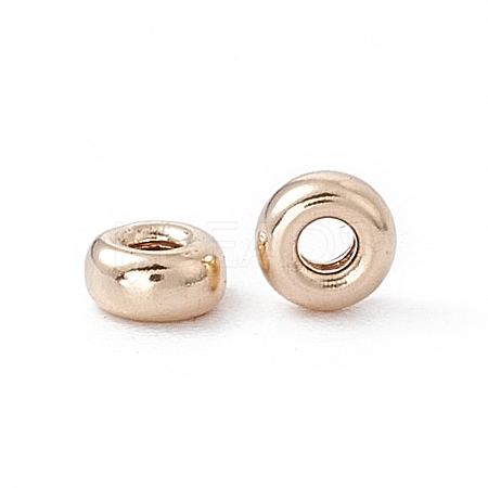Yellow Gold Filled Beads Spacers KK-G159-3x1.5mm-1-1