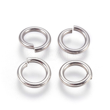 Tarnish Resistant 304 Stainless Steel Saw Cut Open Jump Rings STAS-P212-25P-25-1