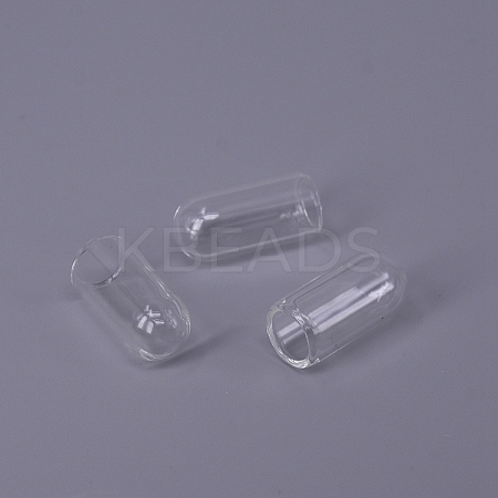 Handmade Blown Glass Bottles LS-GLAA-WH0018-69-1
