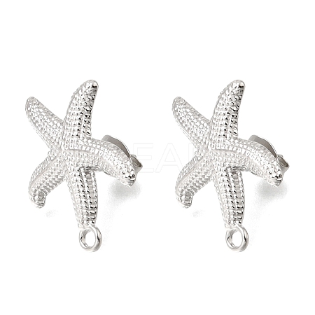 304 Stainless Steel Stud Earring Findings STAS-D391-03B-P-1