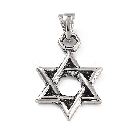 316 Surgical Stainless Steel Pendants STAS-K276-14B-AS-1