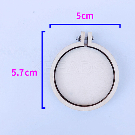 Mini Wooden Embroidery Hoops LS-TOOL-PW0003-019A-10-1