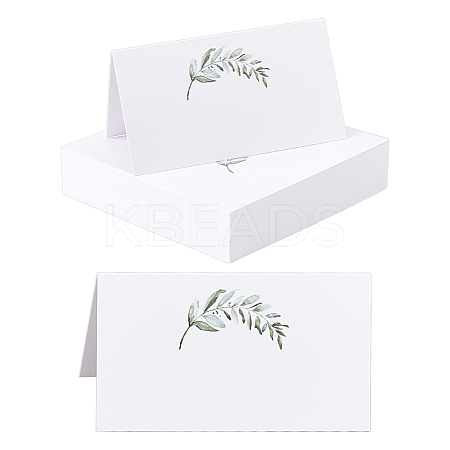 Rectangle Paper Table Place Cards AJEW-WH0752-125A-1