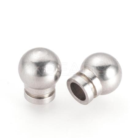 Tarnish Resistant 304 Stainless Steel Cord Ends STAS-Q210-46-1