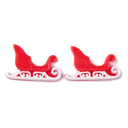 Christmas Decorations Theme Opaque Resin Decoden Cabochons LS-RESI-Z026-01E-1