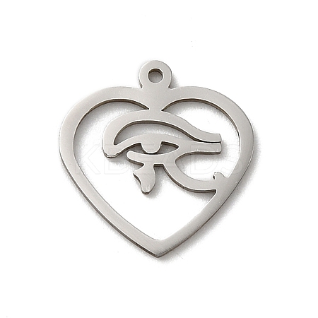 Non-Tarnish 201 Stainless Steel Pendants LS-STAS-E206-06P-03-1