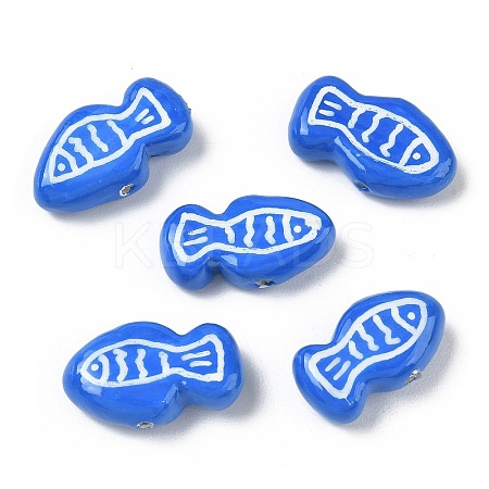 Handmade Polymer Clay Beads PY-CBABDB7-01-1