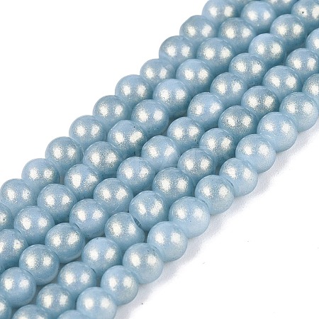 Baking Paint Glass Pearl Beads Strands LS-DGLA-ZX001-05B-16-1