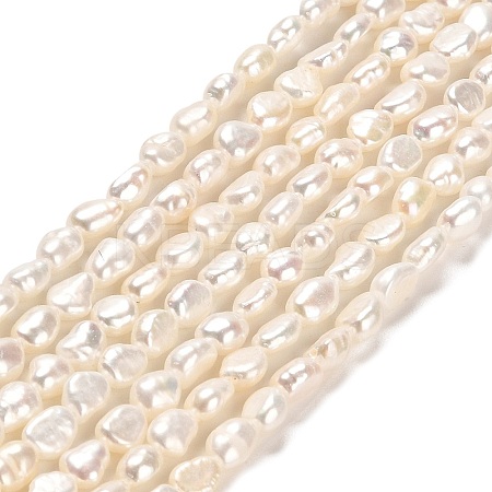 Natural Cultured Freshwater Pearl Beads Strands PEAR-E016-103-1