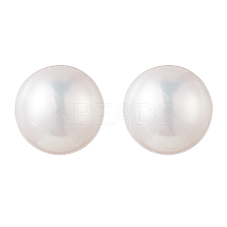 Natural Pearl Stud Earrings EJEW-JE05250-1