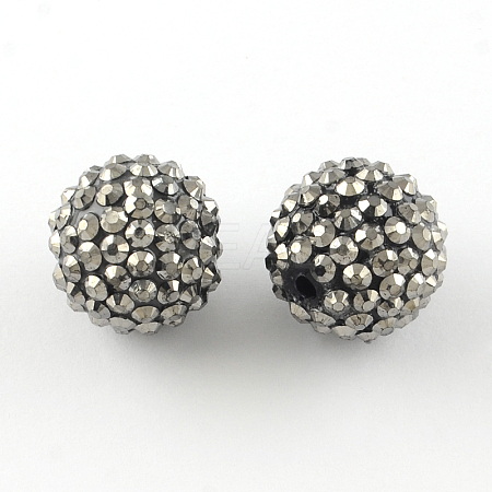 Resin Rhinestone Beads RESI-S315-14x16-02-1