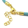 Nylon Cords Bracelet Makings Fit for Connector Charms AJEW-P116-02G-03-3